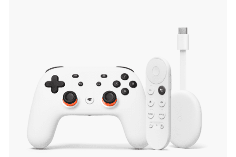 Google Stadia -ohjain ja Chromecast