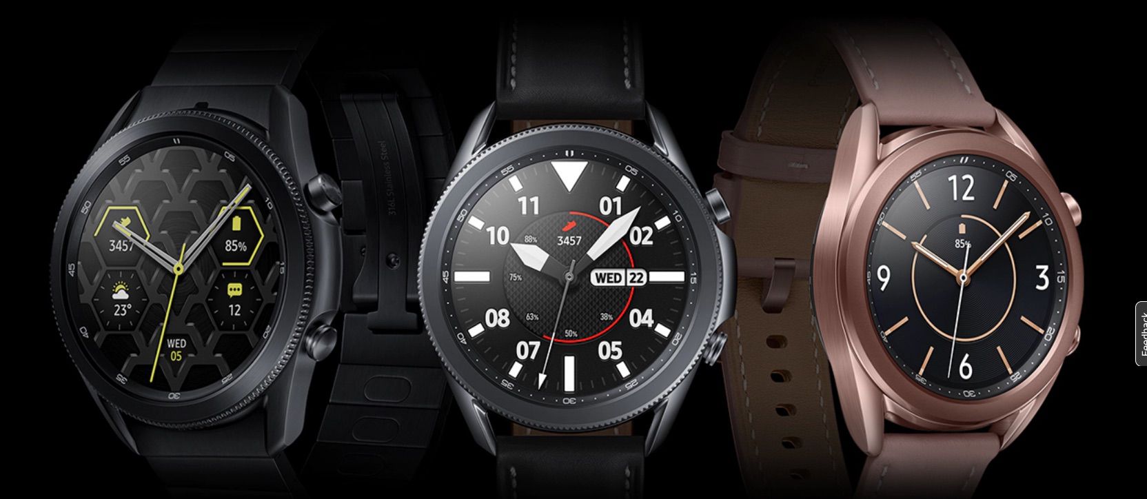 Samsung Galaxy Watch3 -älykello vaihtoehto Apple Watchille
