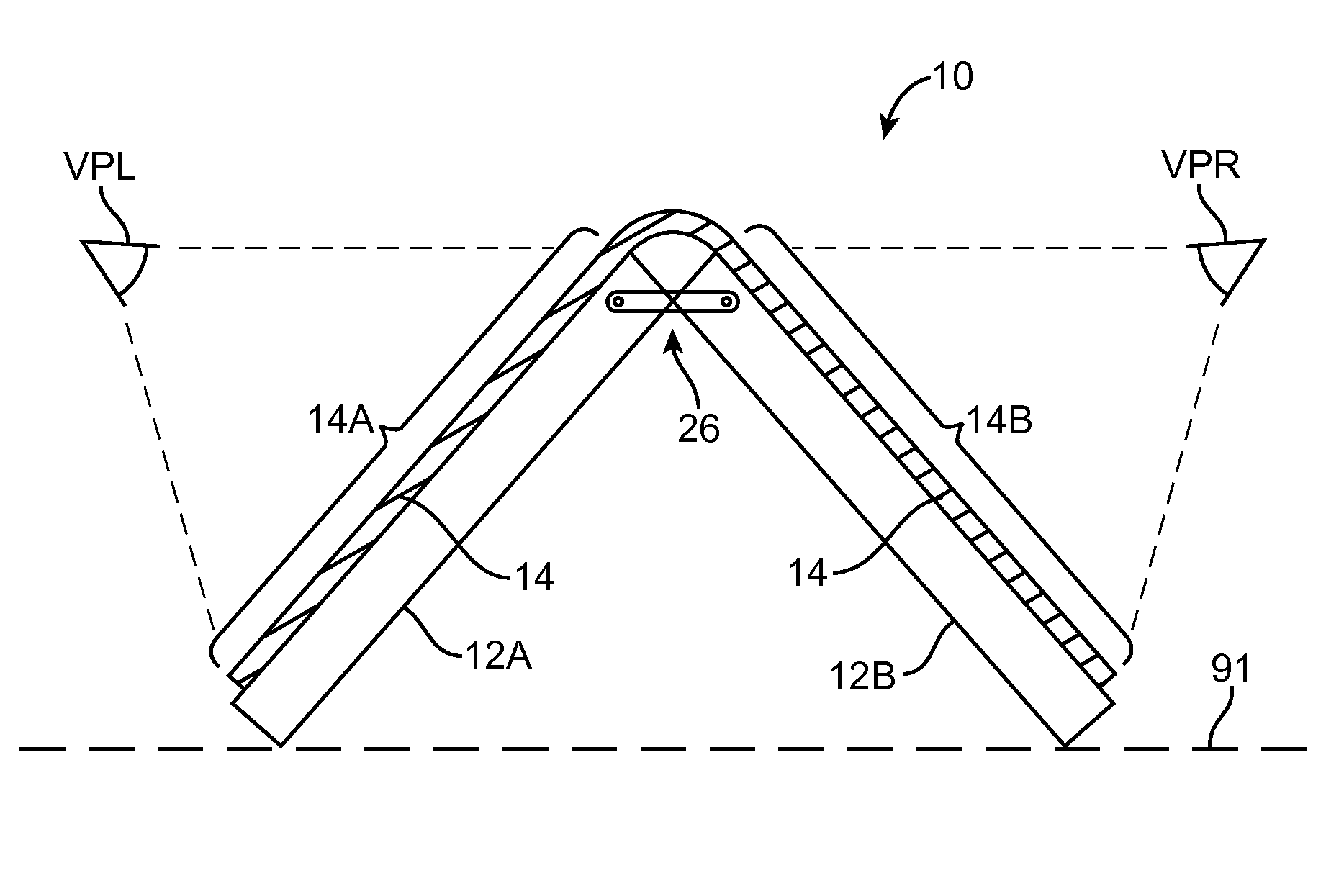 Taittolaitteen kuva patentista US9504170B2