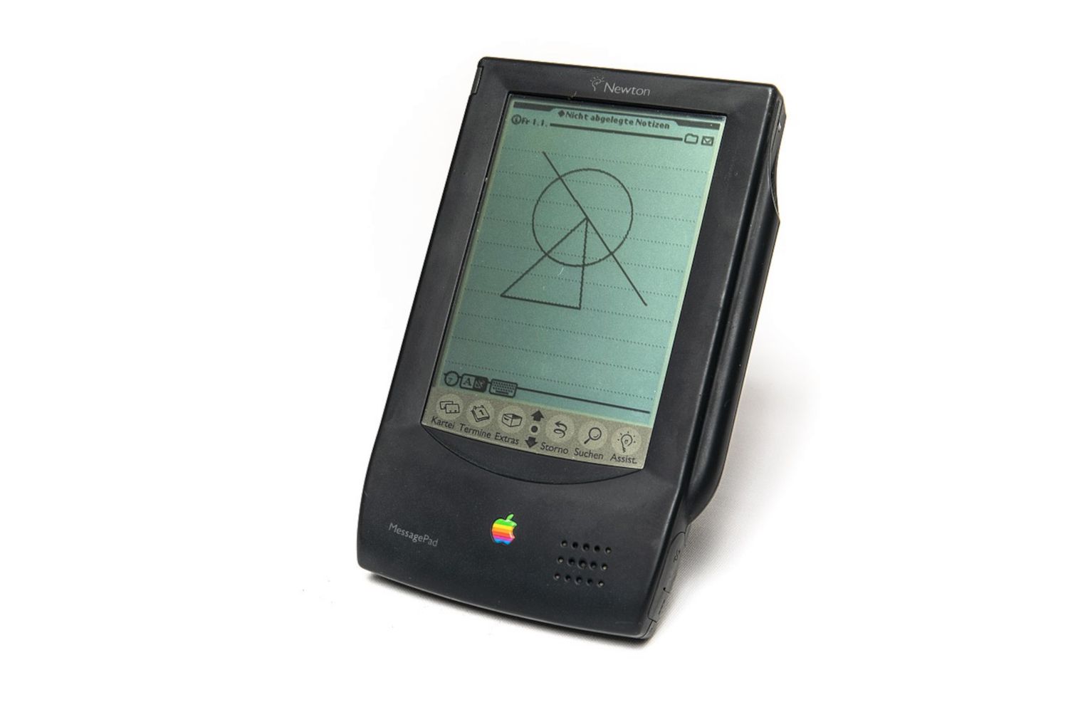 Alkuperäinen Apple Newton edestä katsottuna