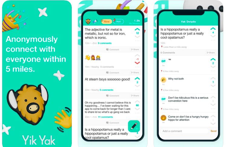 Yik Yak -sovellus