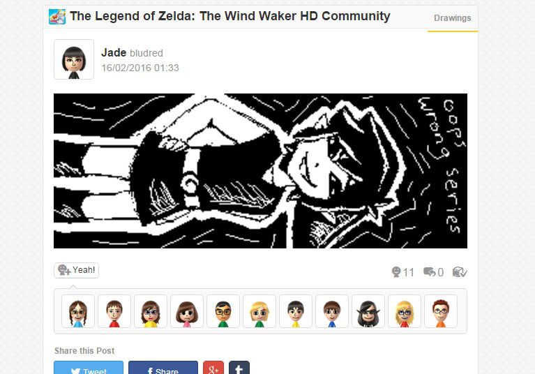 Miiverse taide