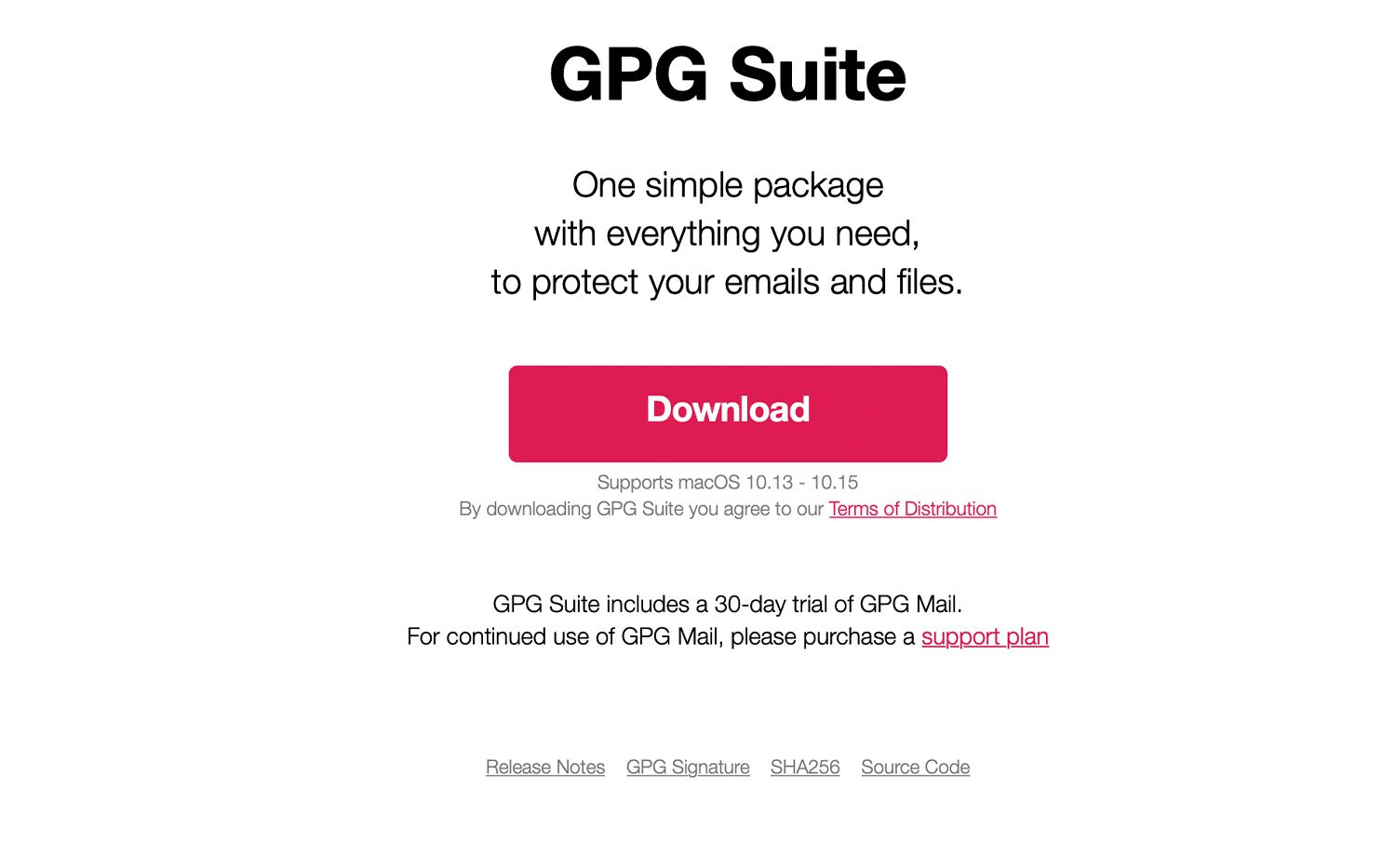 GPG Suite for Mac