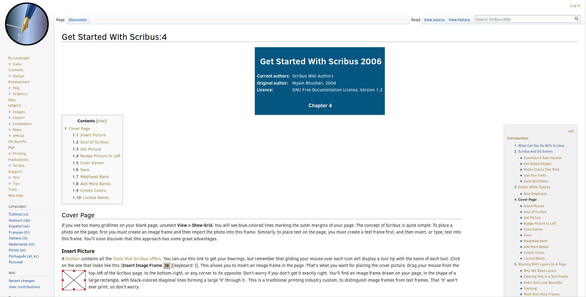 Scribus Wiki opetusohjelma