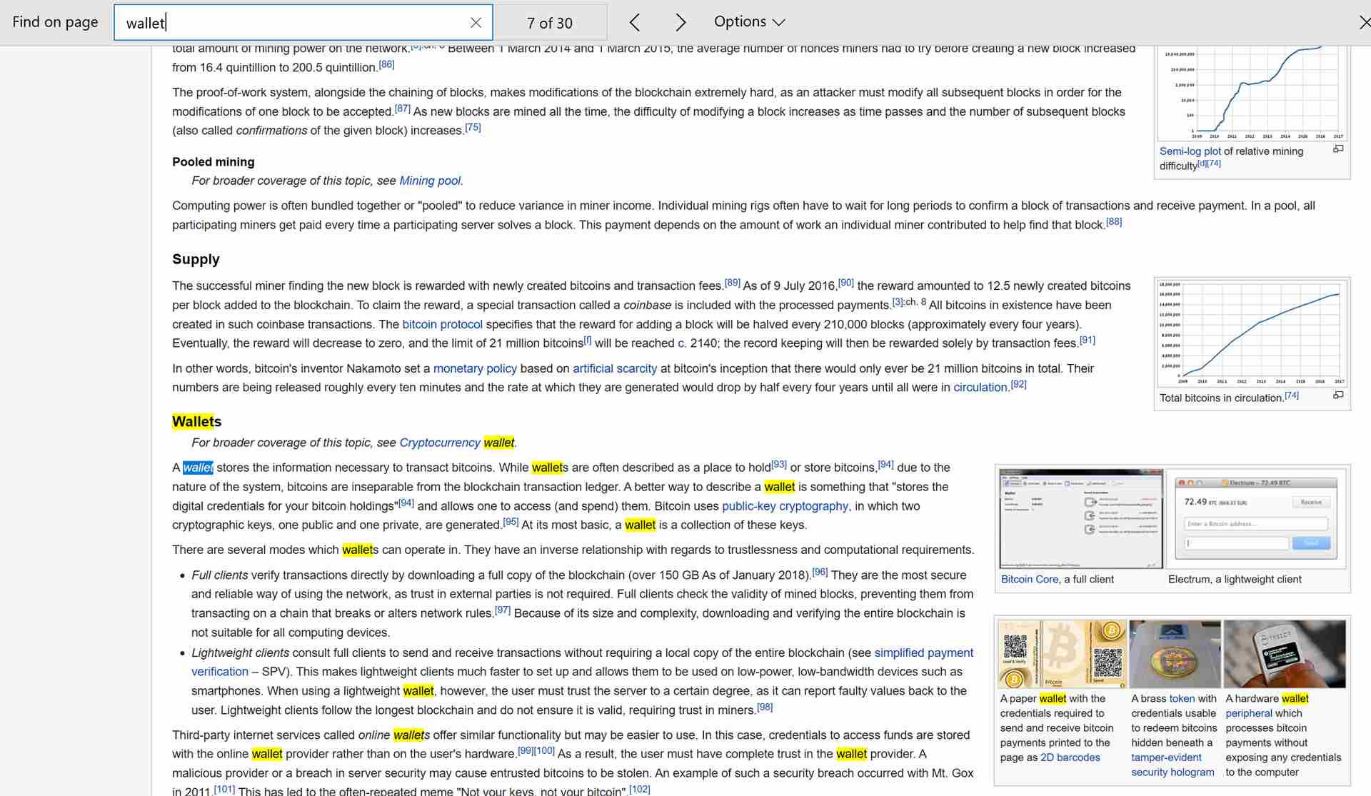 Hae Wikipedia-artikkelista Microsoft Edgessä.
