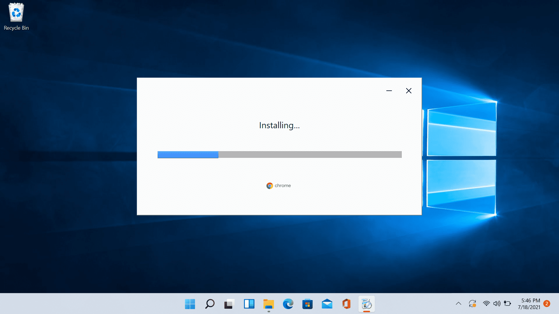 Asenna Chrome Windows 11:een.