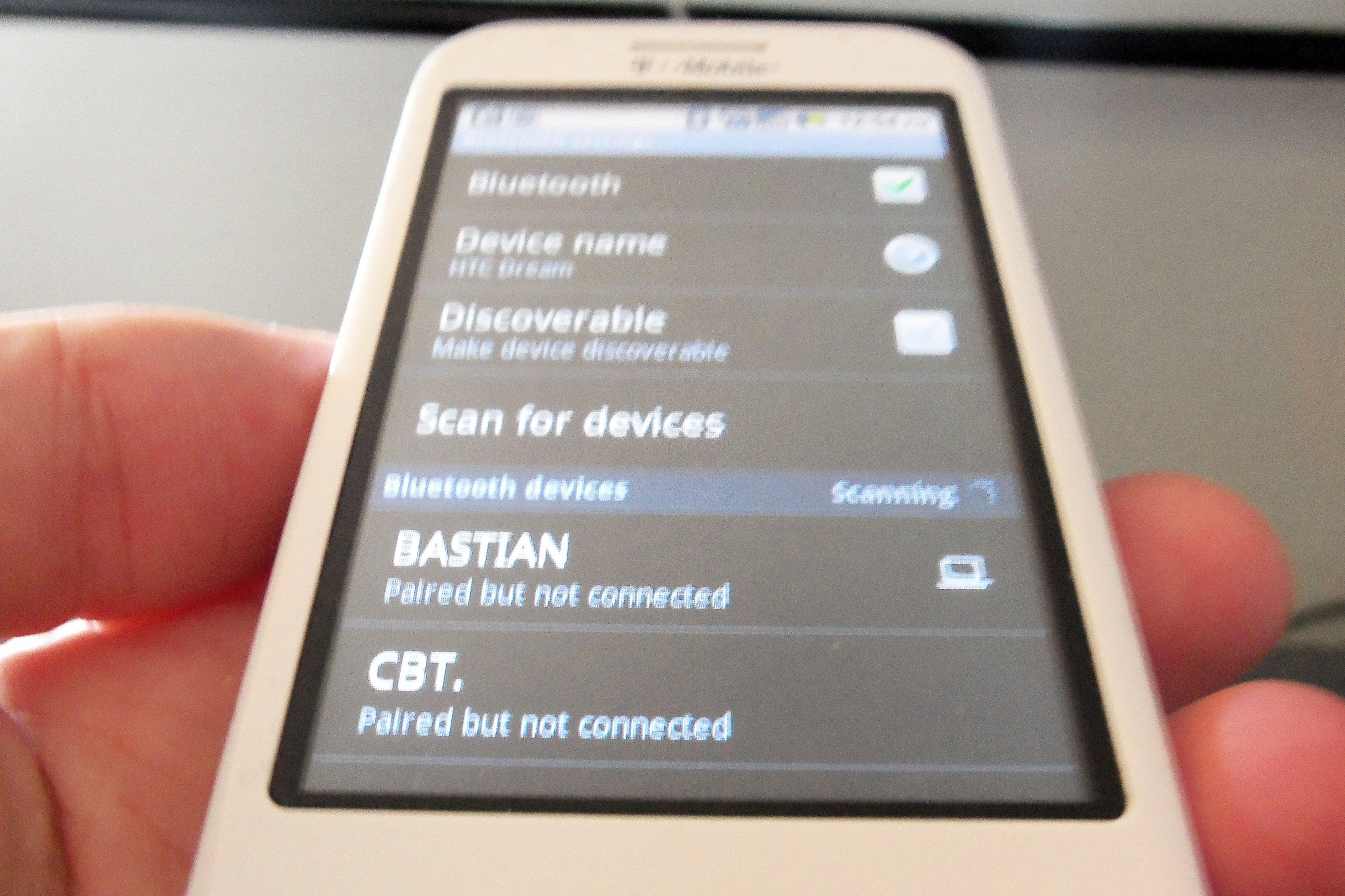 Androidin Bluetooth-asetukset