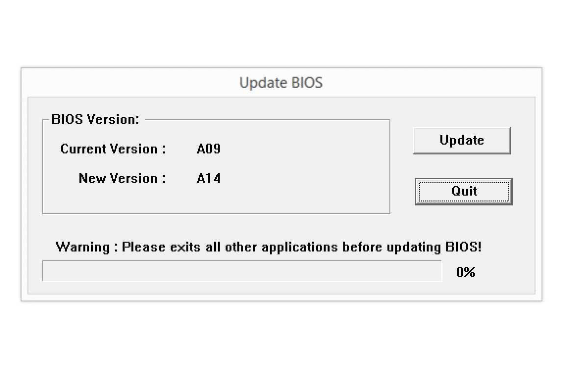 Dell Update BIOS -apuohjelma