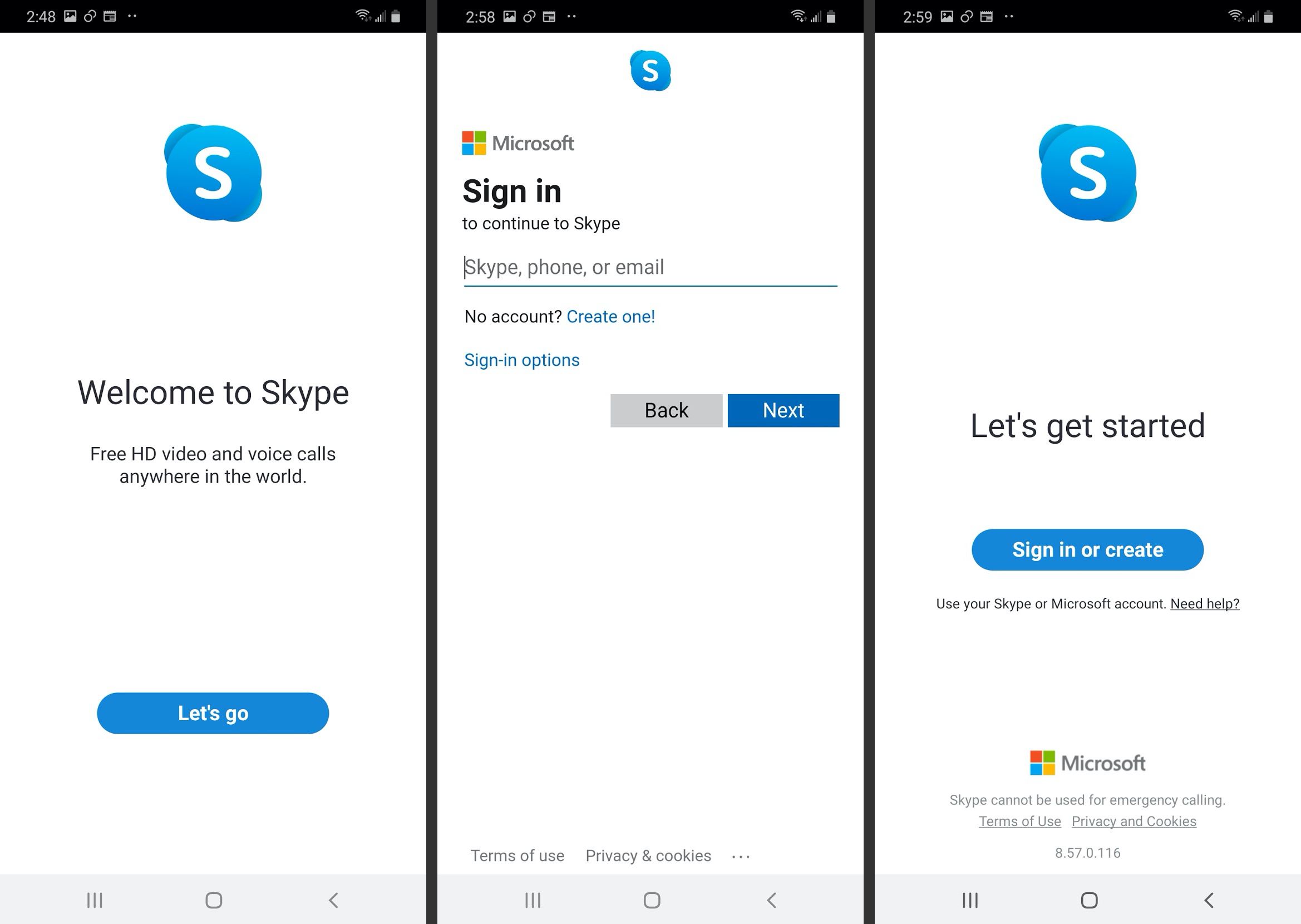 Asenna Skype Androidille