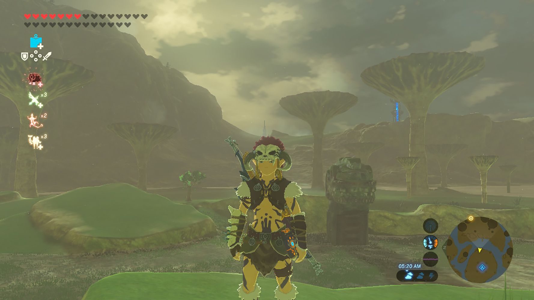 Kuvakaappaus Barbarian Armorista Zeldassa: BOTW