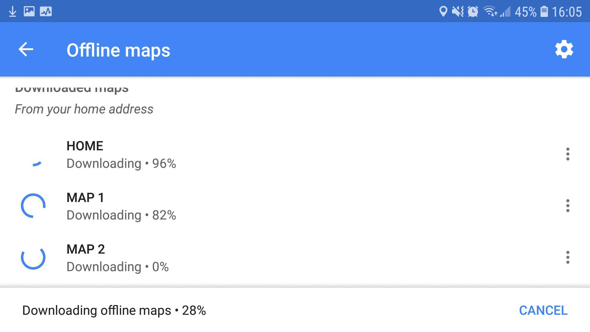 Google Maps - Lataa offline-kartat