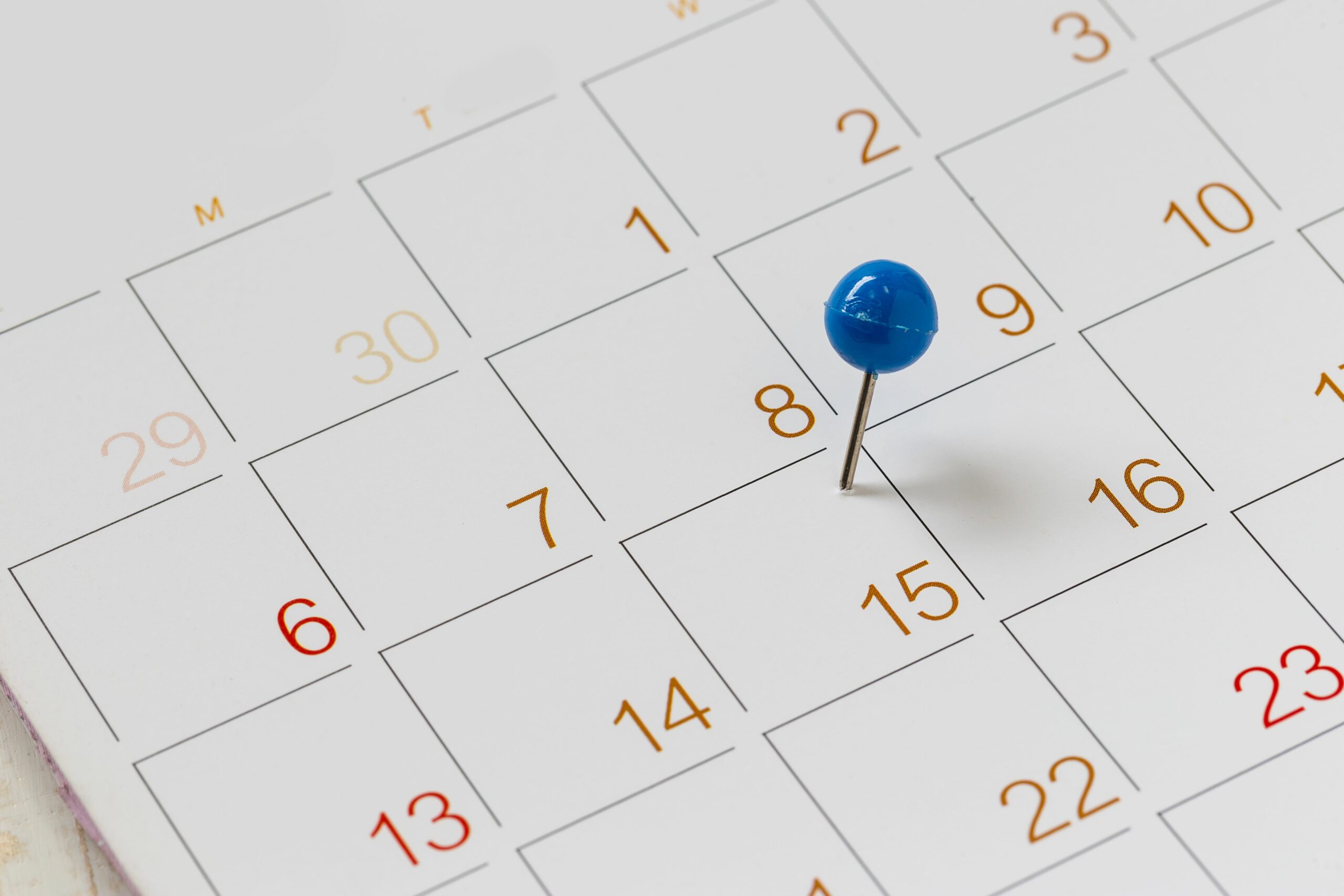 close up of thumbtack on calendar date 1025608722 5c44aa6ec9e77c0001b7ca56 scaled