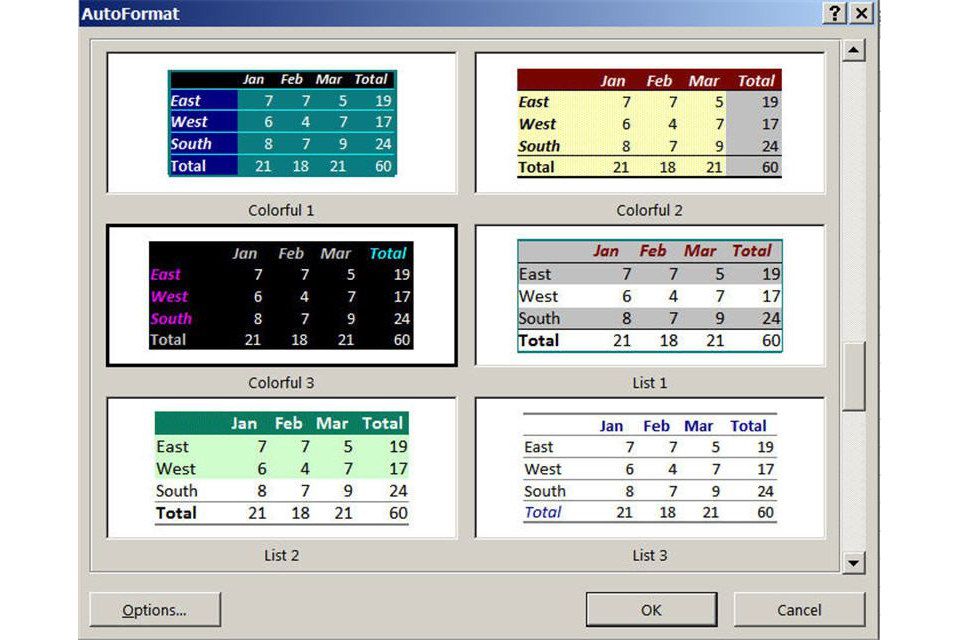 excel autoformat c81e88ffad8a435ea23f9d4de2e9855b