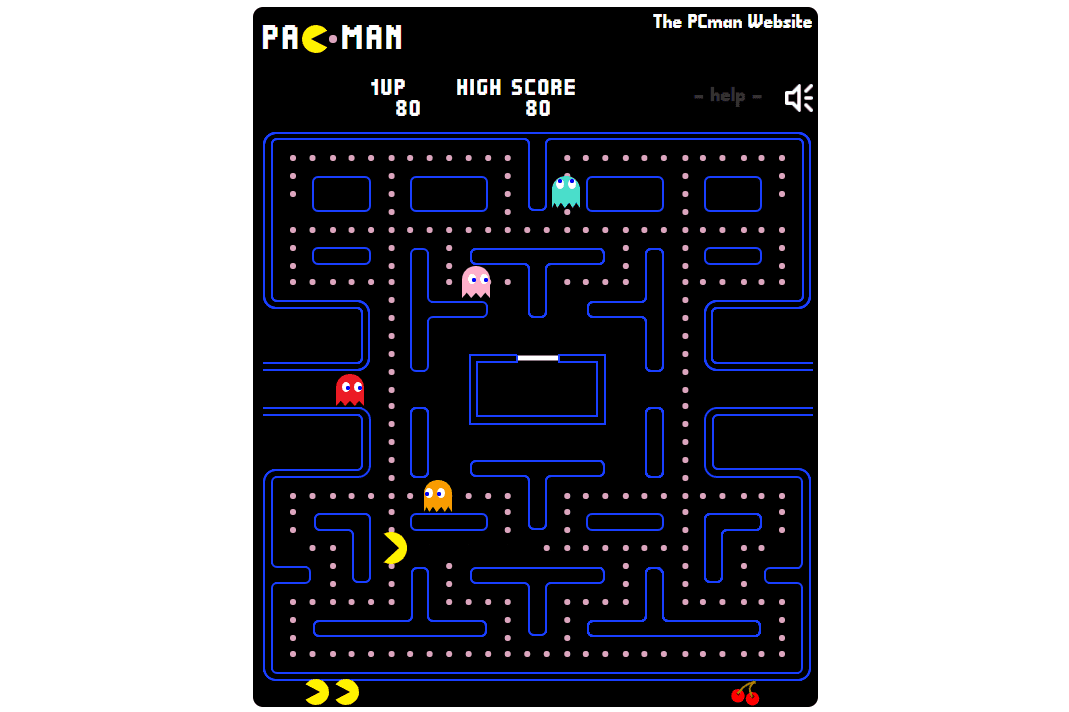 pac man game a2c1a97267ad422f8462a402d1c325a9