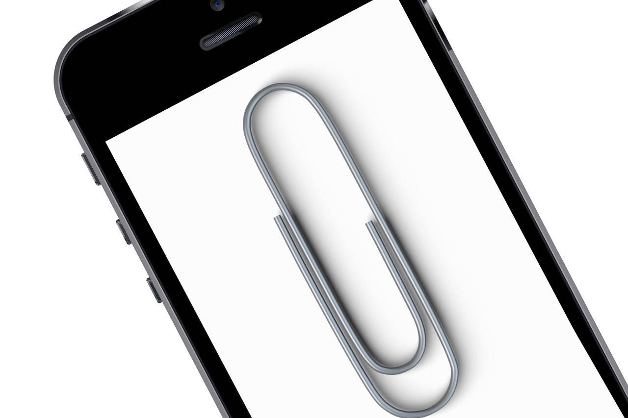 paperclip on iphone5 56a289a35f9b58b7d0cbe6cc