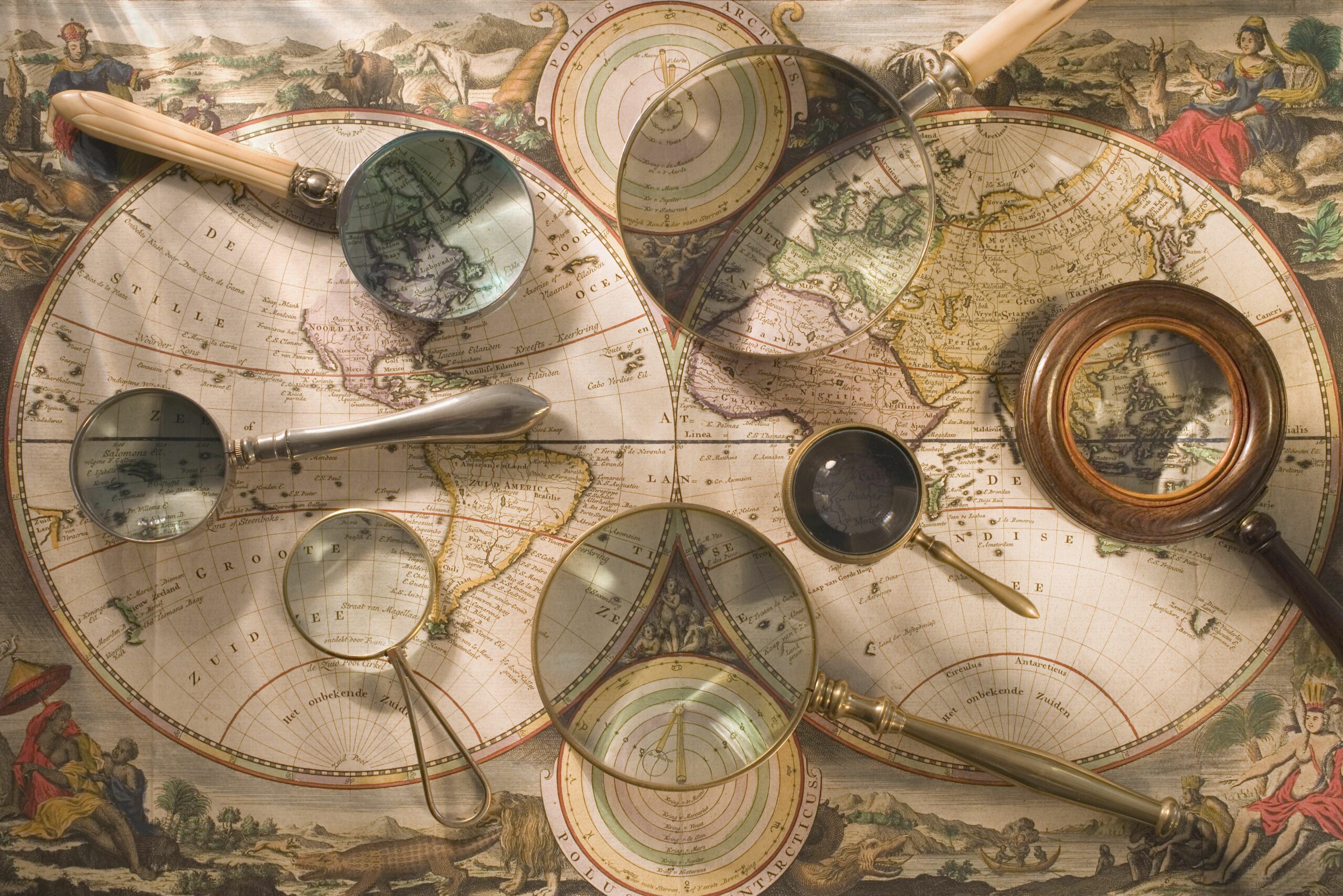 still life of old map with magnifying glasses 79251200 5b5135b0c9e77c005b2ba74c scaled