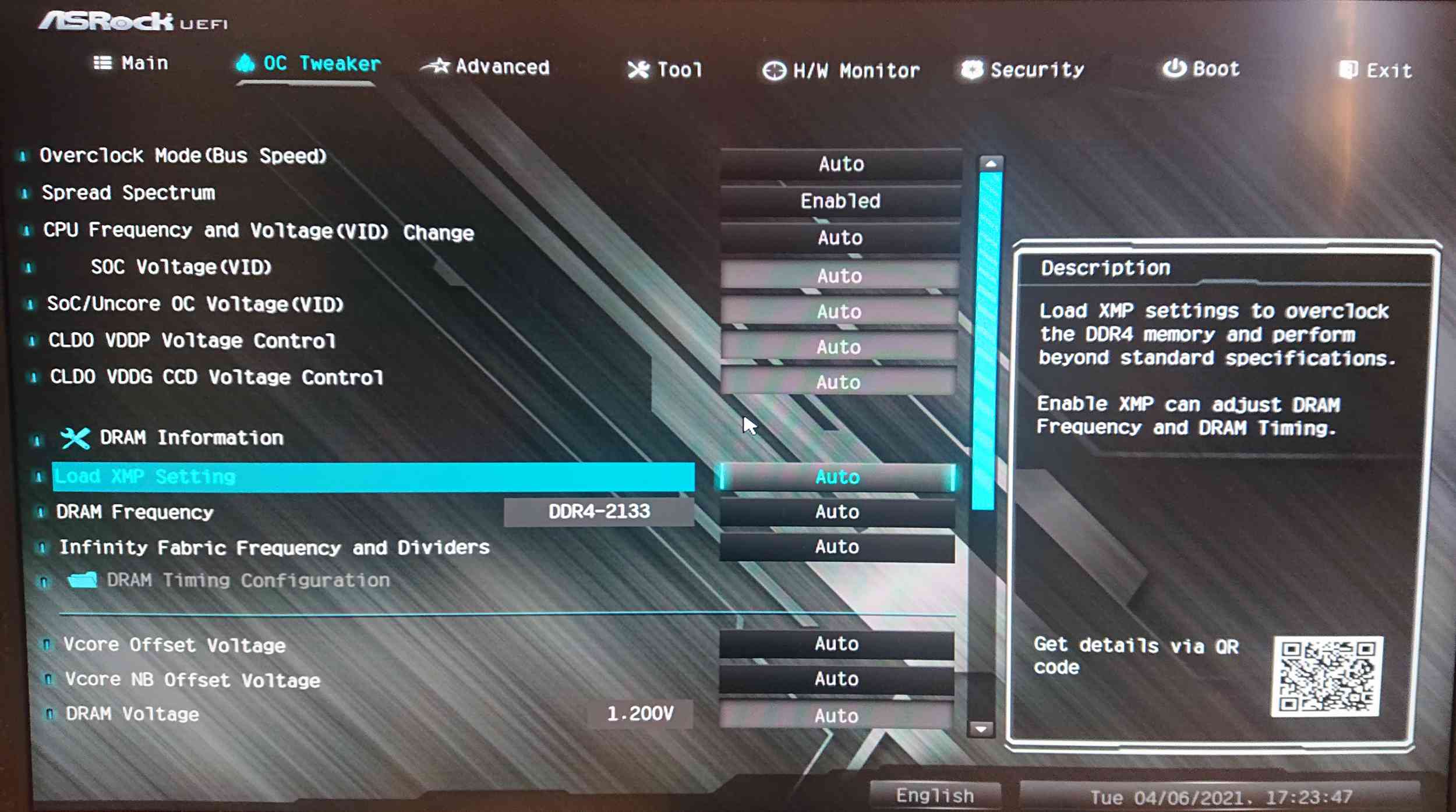 ASRock UEFI Bios OC Tweaker