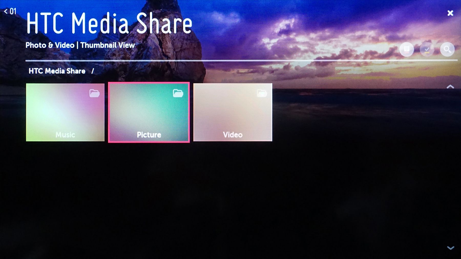 LG Smart TV Content Share – HTC Media Share