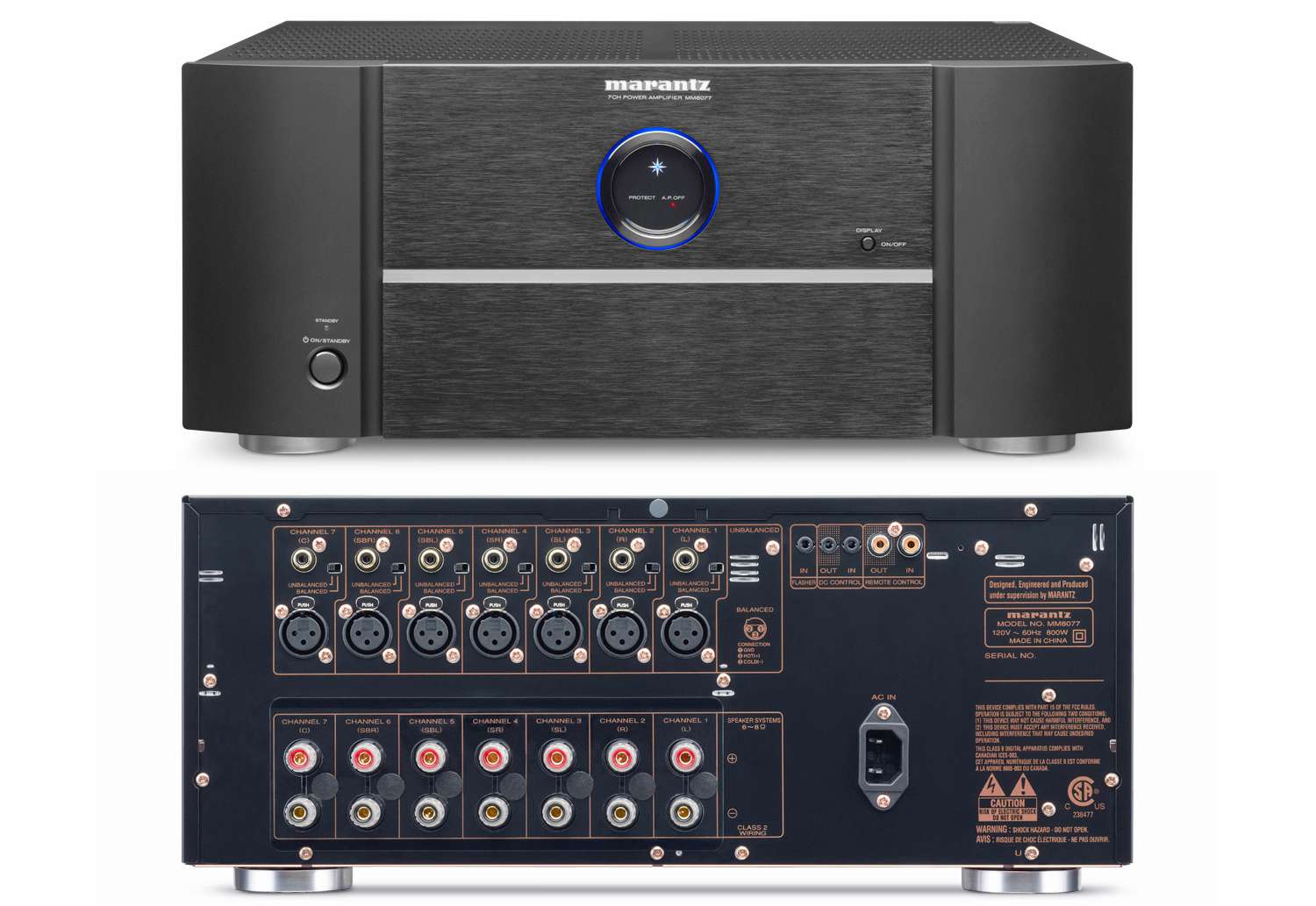 Marantz MM8077 7-kanavainen tehovahvistin