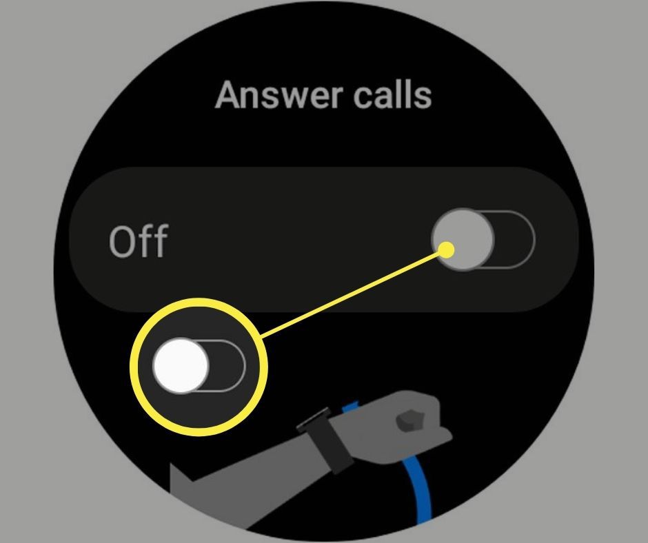 Vastaa puheluihin Galaxy Watchin liikeasetuksissa.