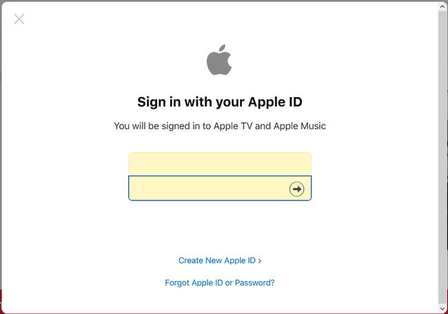 Kirjaudu sisään Apple ID:lläsi ja salasanallasi