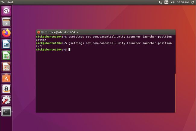 Ubuntu Unity -käynnistyslinkit