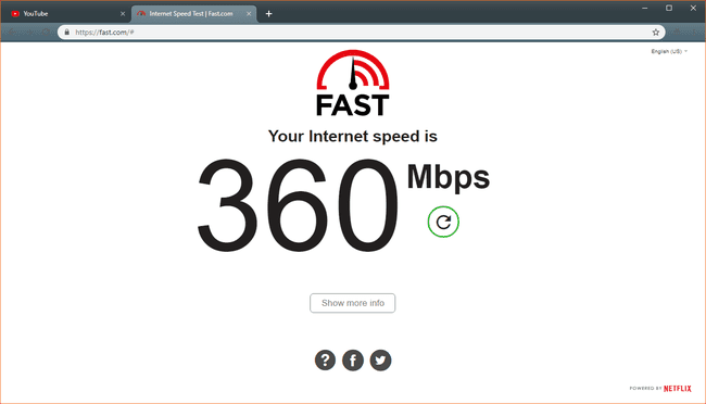 Tarkista Internet-yhteytesi nopeus fast.com-nopeustestityökalulla.