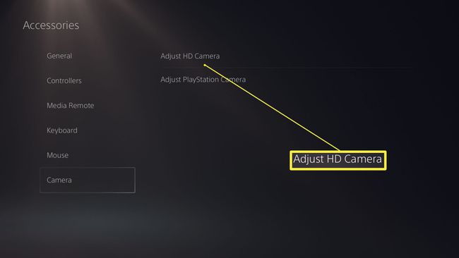 Mukauta PlayStation 5 -lisälaitteiden asetuksia HD-kameralla korostettuna