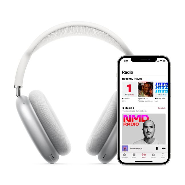 AirPods Max iPhonella ja Radio 1:llä