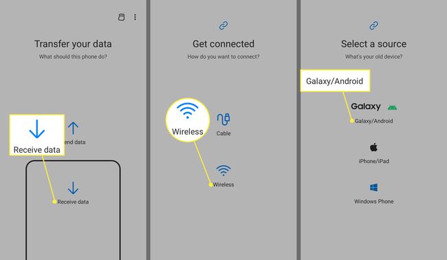 Hanki dataa, langatonta ja Galaxy/Androidia Samsung Smart Switch -sovelluksella