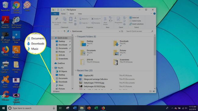 File Explorer -latauskansio