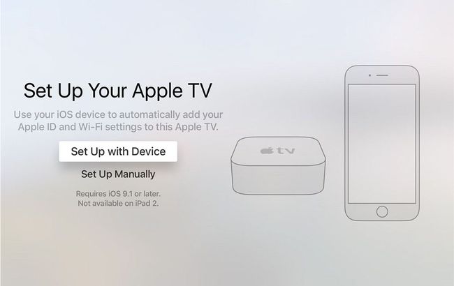 Asenna Apple TV iPhonella, vaihe 1