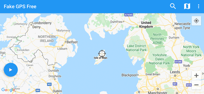 Väärennetty GPS ilmainen Android-sovelluskartta