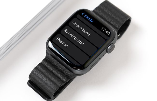 Mukautettu vastaus vastausluettelossa Apple Watchissa