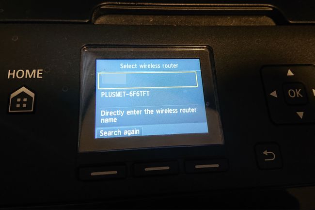 Langattoman verkon SSID:n valitseminen Canon Pixma -tulostimella