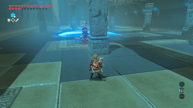 Kuvakaappaus piiloutumisesta suojelijalta in Breath of the Wild