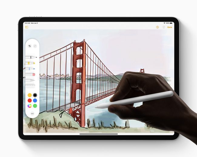 Apple Pencil ja iPadOS 13 -paneeli