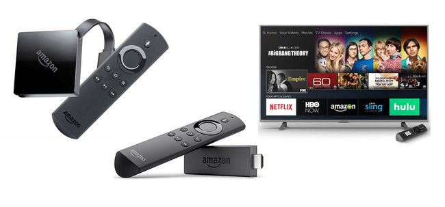 Amazon 4K Fire TV, Fire TV Stick ja Fire Edition TV