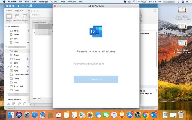 Kirjoita Outlook.com-tili Outlook for Maciin.