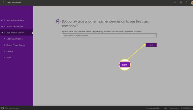 Luo OneNote-luokan muistikirja verkossa.