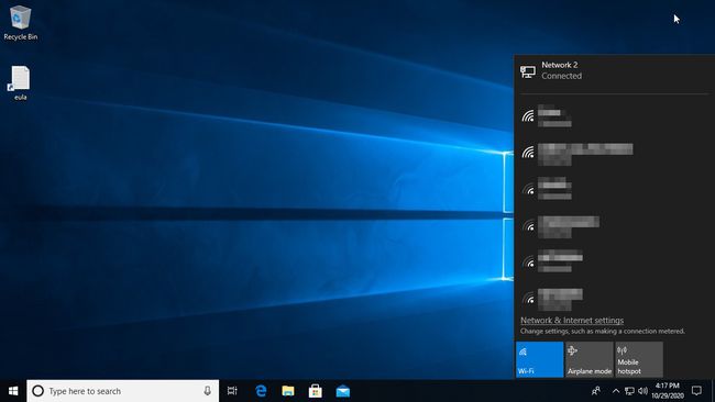 Ota Windows 10 hotspot käyttöön lokerosta