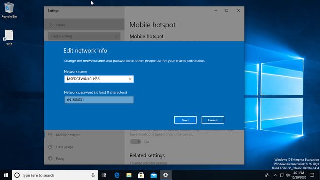 Asenna Windows 10 Mobile Hotspot