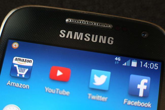 Samsung-älypuhelimien aloitusnäytön kuvakkeet