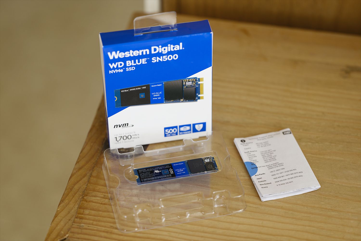 WD Blue SN500 NVMe SSD