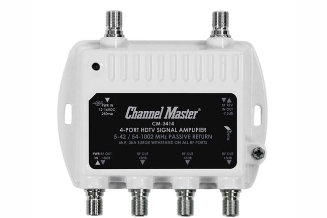 Channel Master RF-antennin jakeluvahvistin