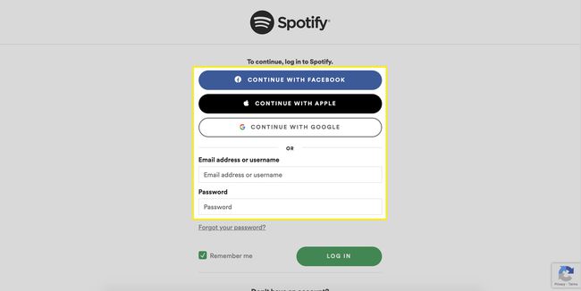 Spotify exportify kirjautuminen