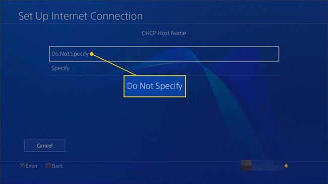 DHCP-isäntäasetukset PS4:llä