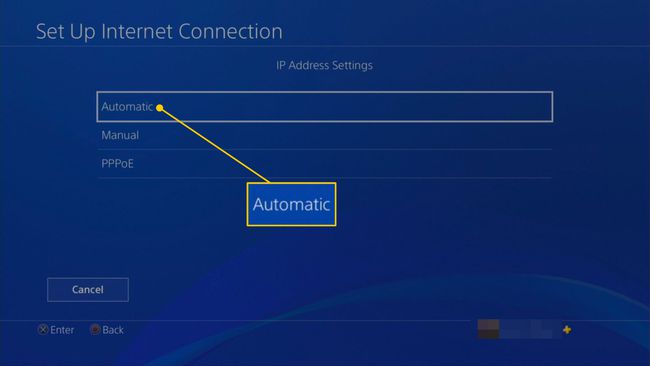 IP-osoiteasetukset PS4:llä