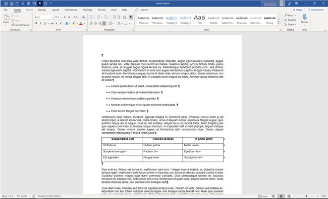 Microsoft Word -asiakirja