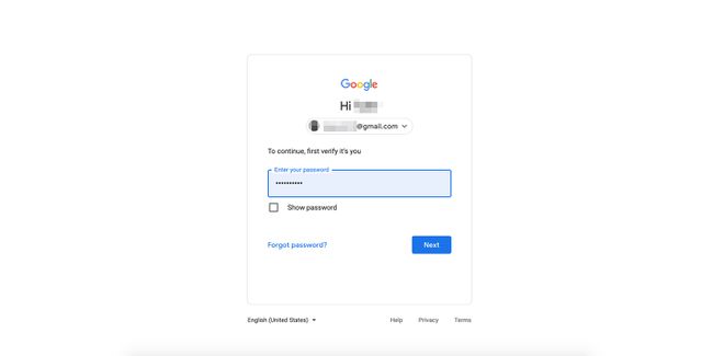 Kirjaudu sisään poistaaksesi Google-tilin